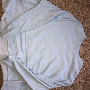 Free people button-up sleeve sweater